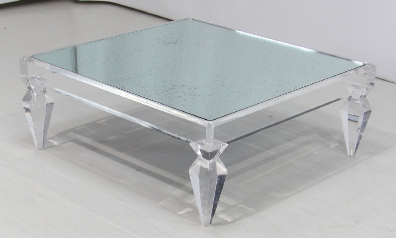 Acrylic Framed Cocktail Table