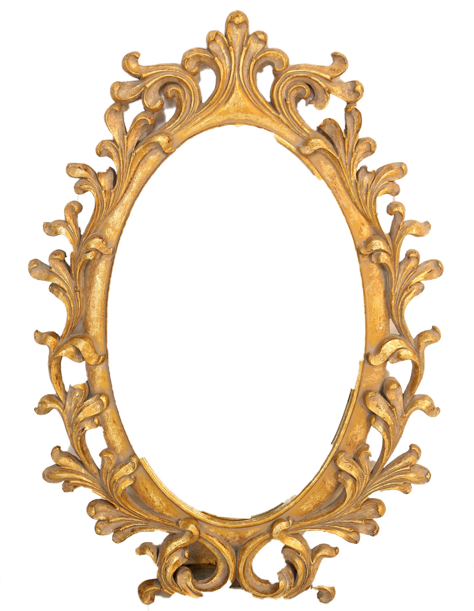 Ornate Gold Framed Oval Wall Mirror For Sale in CT | Middlebury ...