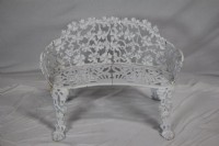 Antique Cast Iron Bench