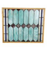 Antique Green Lavender Single Panel