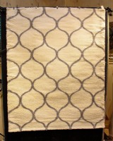 FEATHER SHAG IVORY GRAY RUG