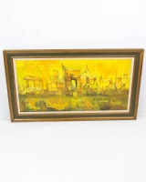 Arch of Trajan at Sunset Original Painting