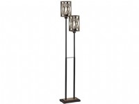 Industrial 2 Light Floor Lamp