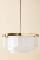 Cecillio Textured Glass Chandelier