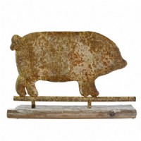 Berkshire Pig Weathervane