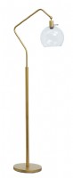 Antique Gold Metal Floor Lamp