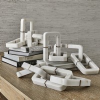 Connection Sculpture- White Marble